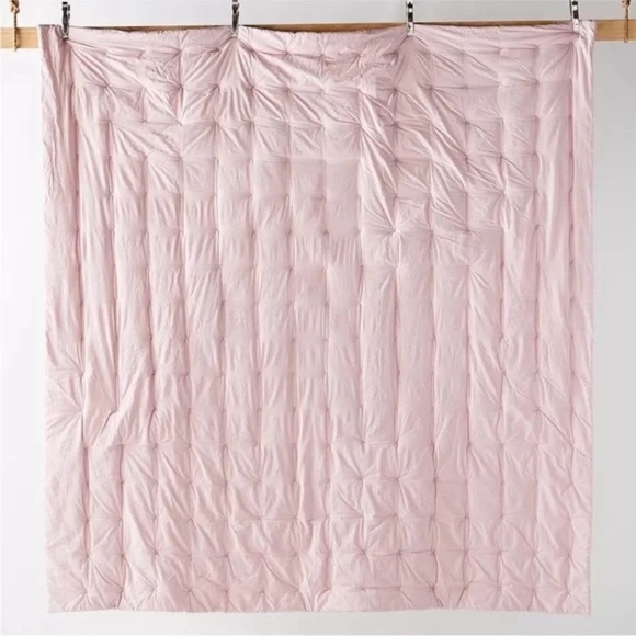 Anthropologie Josie velvet quilt full size floral birds print feminine pretty - Picture 4 of 8